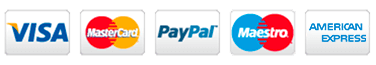 Paga con PayPal, bonifico, carta di credito o in comode rate