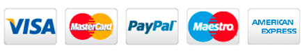 Paga con PayPal, bonifico o carta di credito