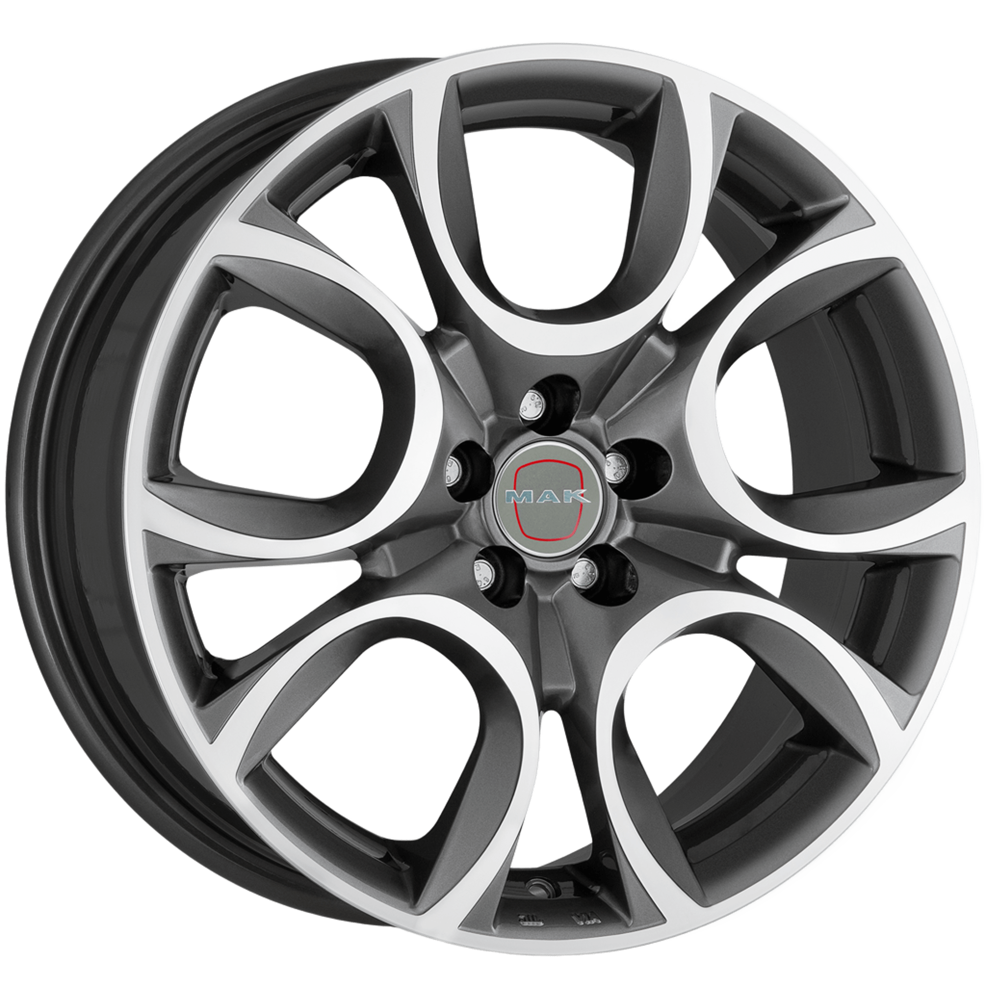 Mak Torino Gun Metal Mirror Face